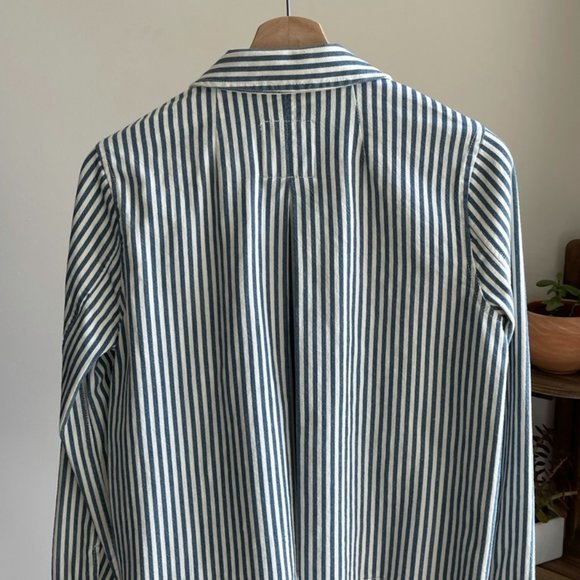 Madewell Striped Denim Jacket - Picture 2 of 4